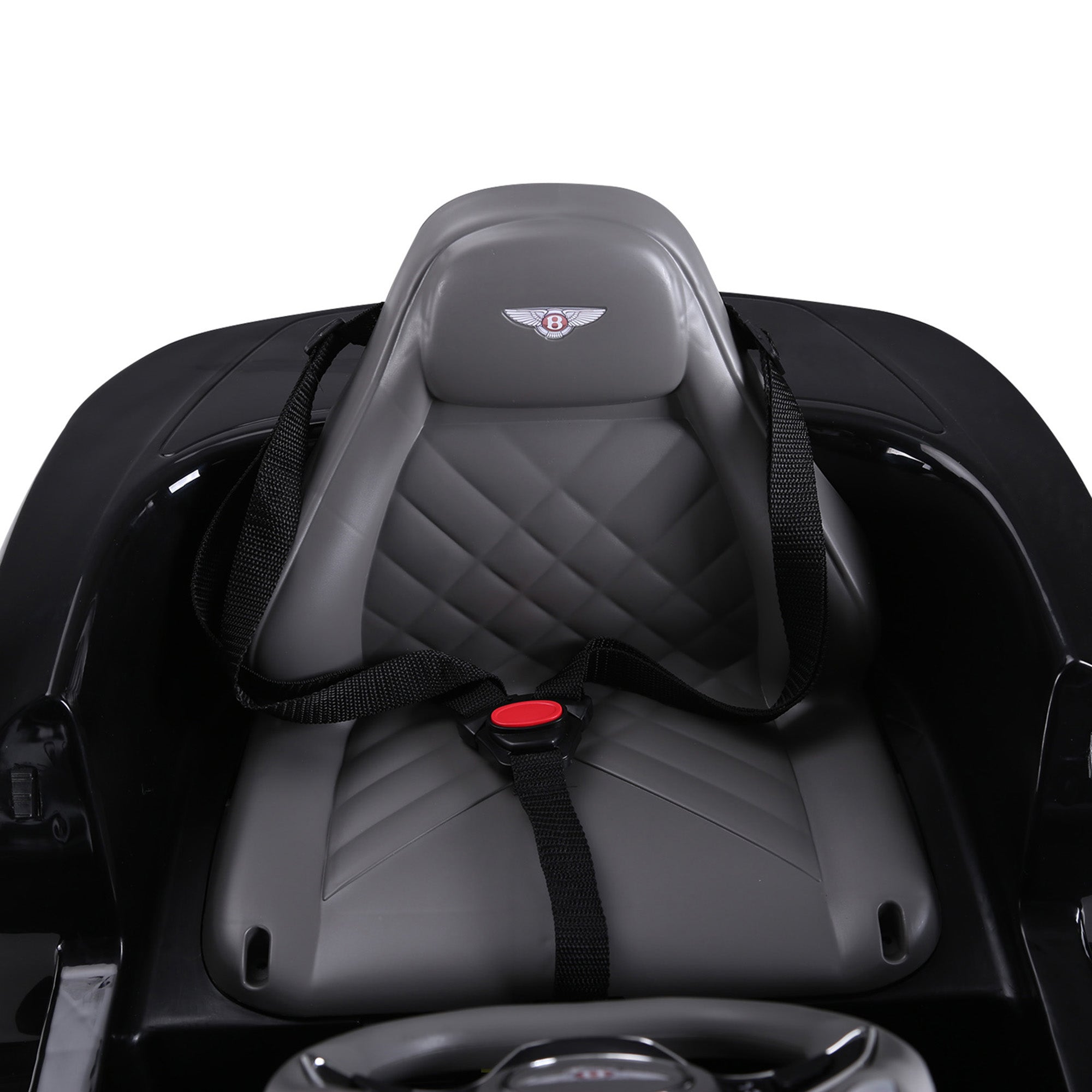HOMCOM Bentley GT Licensed 12V Electric Car for Kids, Kid's Electric Ride on with Remote Control, Ride on Car with LED Lights, Music, for 3-5 Years, Black 