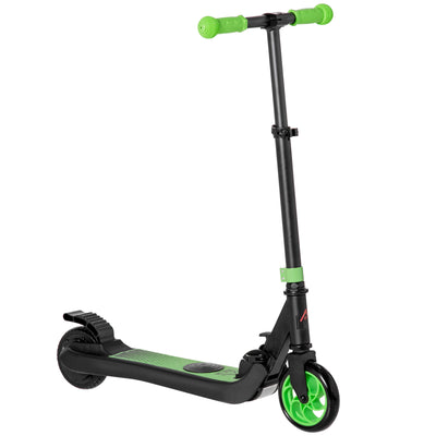 HOMCOM Folding Electric Scooter with Brake, for Ages 6+ Years, 8km/h Maximum Speed, Green 
