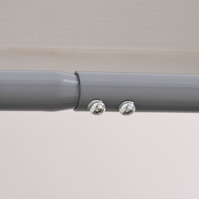 HOMCOM Pull-Up Bar for Doorway, Home Fitness Door Horizontal Push up Bar for Indoor Gym Upper Body Workout, Grey 