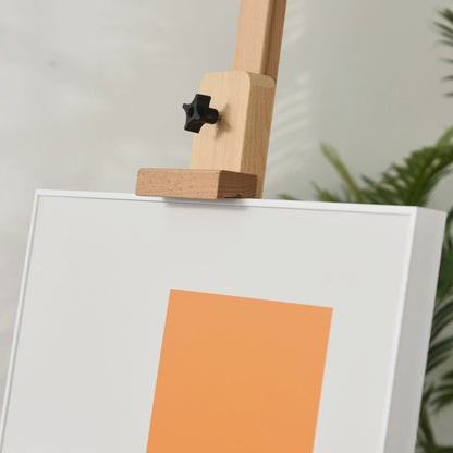 Vinsetto Wooden Easel Stand H-Frame Artist Easel with 171-230cm Adjustable Height and 0-80° Working Angles Beech Wood Art Easel for Displaying Painting Wedding Sign Nature Wood Finish 
