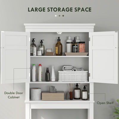HOMCOM Over-Toilet/Appliance Storage Cabinet - White 
