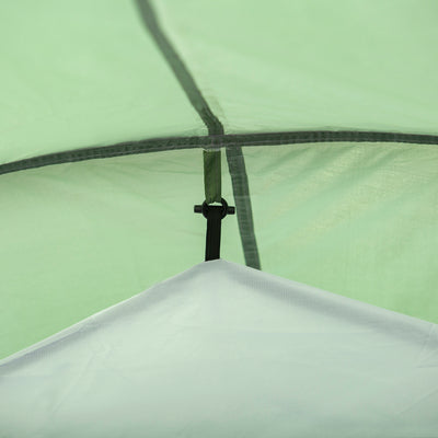Outsunny Three-Man, Two-Room Tent - Green 