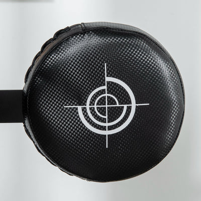 SPORTNOW Adjustable Speed Bag, Boxing Bag, with Stand, Reflex Bar, Punching Pad, Black 