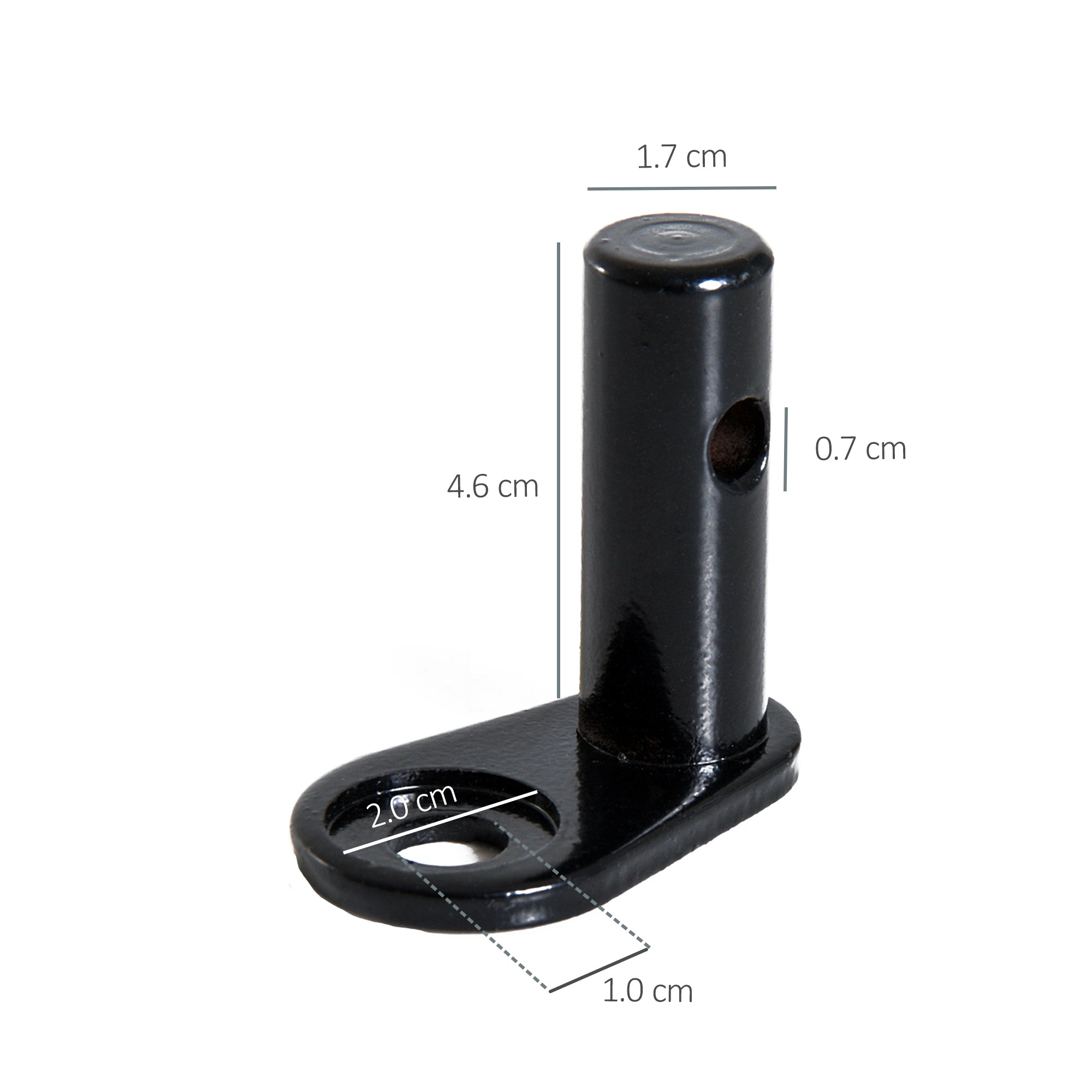 HOMCOM Pet Stroller Bike Bicycle Trainer Hitch Coupler Attachment Connector (Universal) 