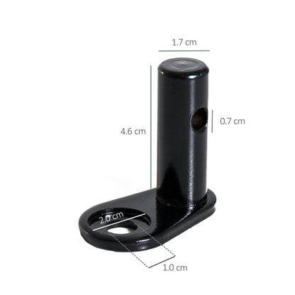 HOMCOM Pet Stroller Bike Bicycle Trainer Hitch Coupler Attachment Connector (Universal) 