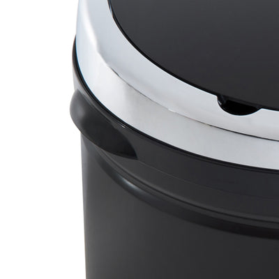 HOMCOM 50L Sensor Bin for Kitchen Waste Automatic Dustbin Motion Detection Dustbin  Stainless Steel Rubbish Can with Bucket, Black 