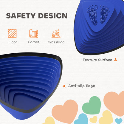 AIYAPLAY 11-Piece Stepping Stones for Kids, Stackable Sensory Toys Outdoor Indoor, Obstacle Course for Balance and Motor Skills