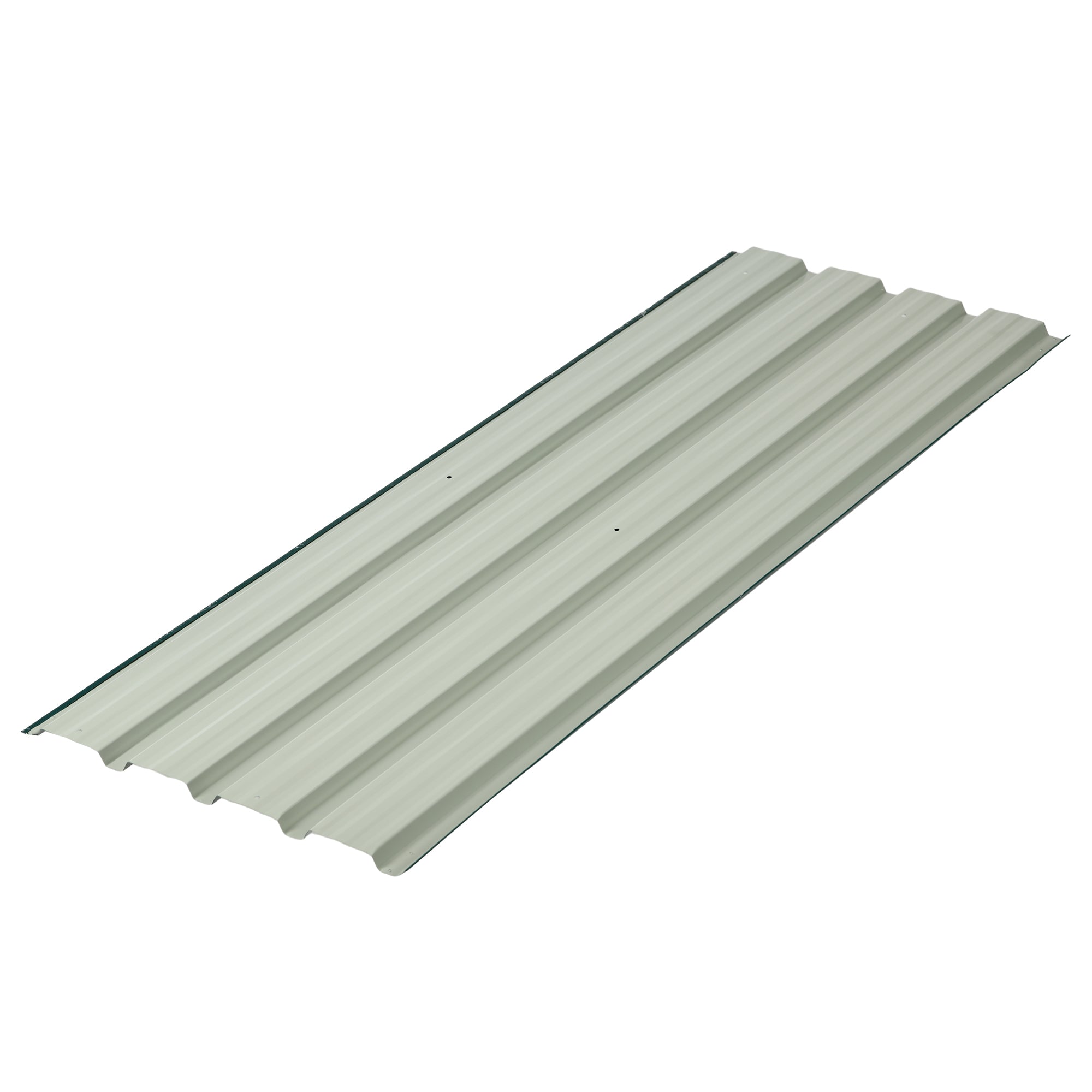 Outsunny Set of 12 Corrugated Steel Roof Sheet Panels - Green 