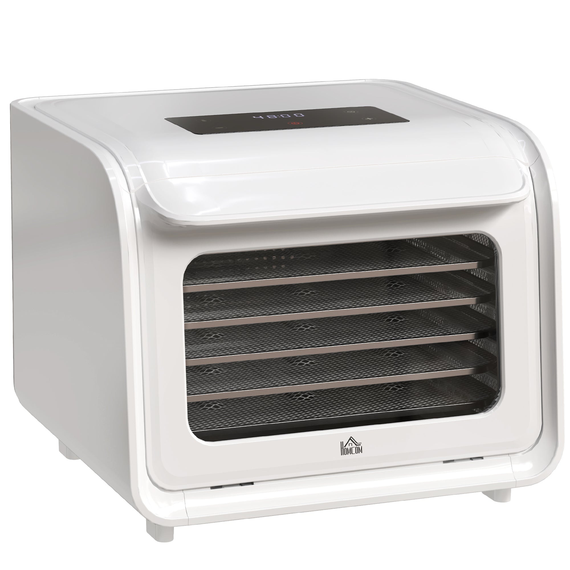 HOMCOM 35-70\'c2\'b0C Six-Tray Food Dehydrator - White