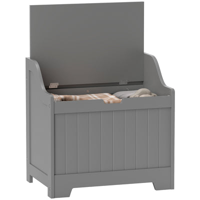 HOMCOM 61L Home Storage Chest - Grey 