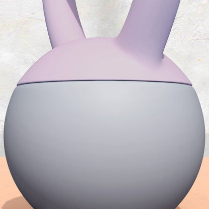 SPORTNOW Soft Kettlebell, 8kg Kettle Bell with Non-Slip Handle for Home Gym Weight Lifting and Strength Training, Purple and Grey 