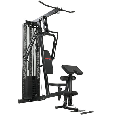 SPORTNOW Multi Gym with Adjustable Seat and Back, All in One Home Gym Machine with 45kg Weight Stack for Full Body Strength Training 