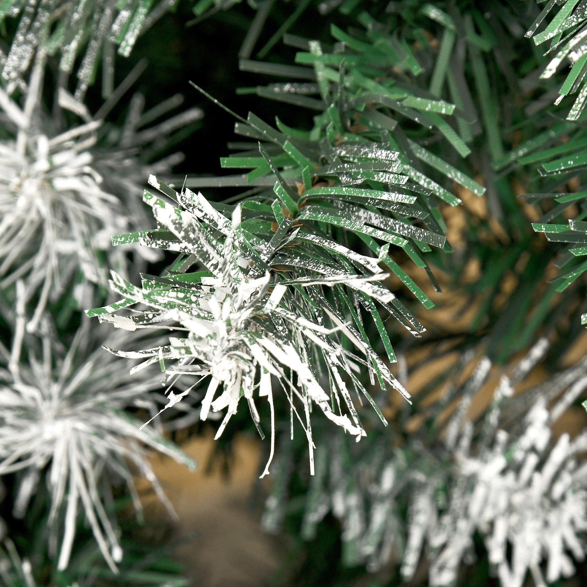 HOMCOM 6FT Artificial Christmas Tree with Pine Cones, Holiday Home Xmas Decoration Automatic Open, Green 