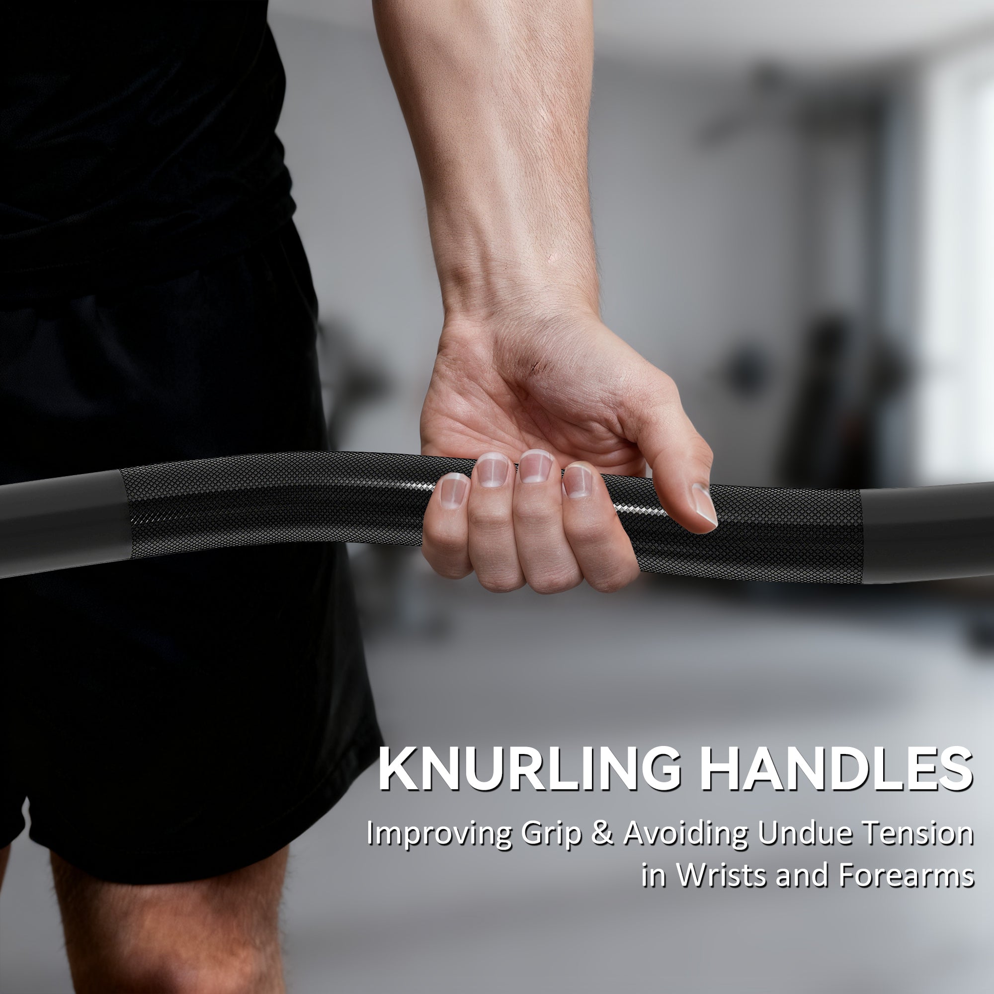SPORTNOW 4ft Olympic EZ Curl Bar, Barbell Bar for 2" Weight Plates with Non-Slip Hand Grip 120cm 