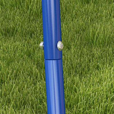 Outsunny Two-In-One Toddler Garden Swing, with Comfortable Seat, Safety Belt - Orange and Blue 