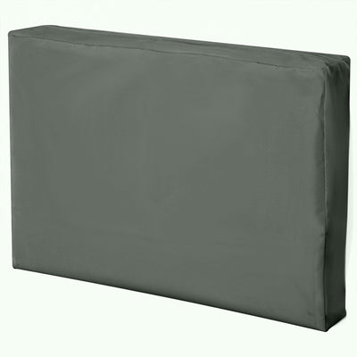Outsunny  Replacement Cushion Cover Garden Rattan Patio Furniture Seat Cover Polyester Outdoor Deep Grey- No Cushion Included 