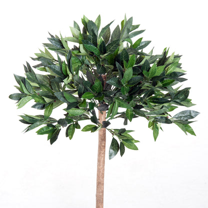Outsunny 3ft Artificial Olive Tree Indoor Plant Greenery for Home Office Potted in An Orange Pot Set of 2 