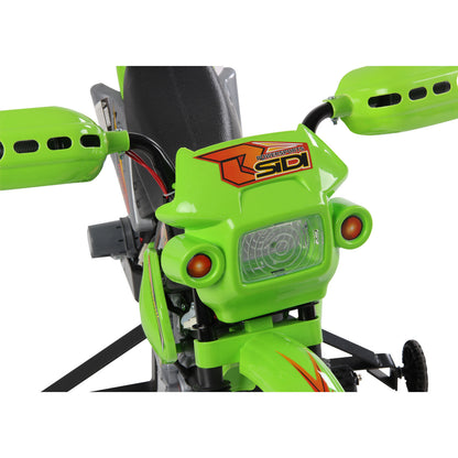 HOMCOM 6V Kids Child Electric Motorbike Ride on Motorcycle Scooter Children Toy Gift for 3-6 Years (Green) 