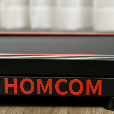 HOMCOM Foldable Walking Treadmill, with LED Display, for Home, Office & Fitness Studio 