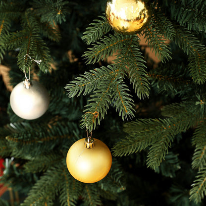 HOMCOM 7ft Artificial Spruce Christmas Tree - Green 