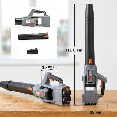 Outsunny Leaf Blower Cordless with 2 x 4000mAh Batteries & Charger, 36V Lightweight Garden Blower with 1000W Brushless Motor 