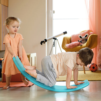 ZONEKIZ Balance Board, Kids Wobble board, for Ages 3-6 Years - Blue 