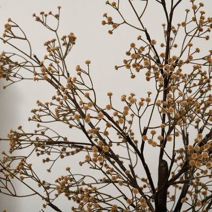 HOMCOM 4ft Artificial Gypsophila Blossom Tree Light with 72 Warm White LED Light, Baby Breath Flowers for Home Party Wedding, Indoor and Outdoor Use
