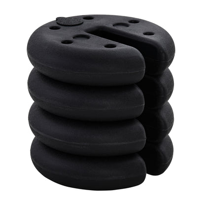 Outsunny Sand Fillable Set of 4 PCs Gazebo Tent Sand  Leg Weights Marquee Party Tent Canopy Accessory 