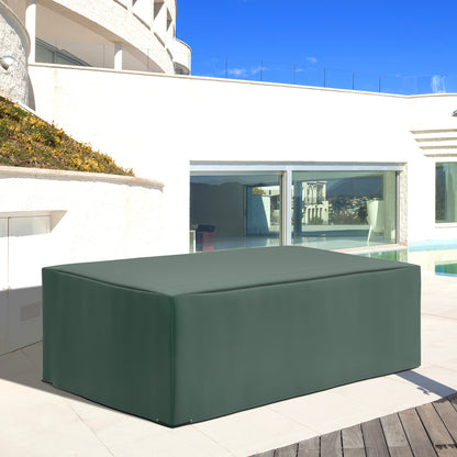 Outsunny 255x142cm Outdoor Garden Rattan Furniture Protective Cover Water UV Resistant 