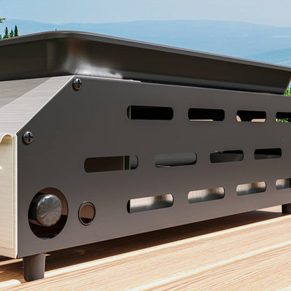 Outsunny Two Burner Portable Gas Grill 