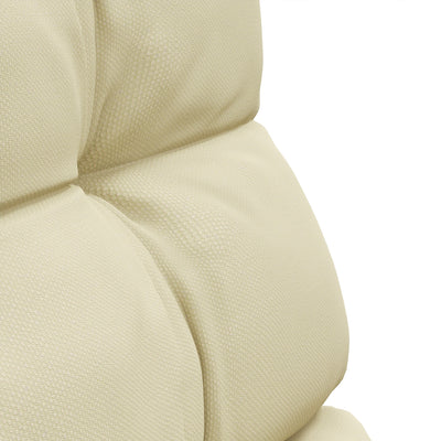 Outsunny 2-Piece Seat Cushion Replacement with Backrest, Garden Patio Chair Cushions Set with Ties, Beige 