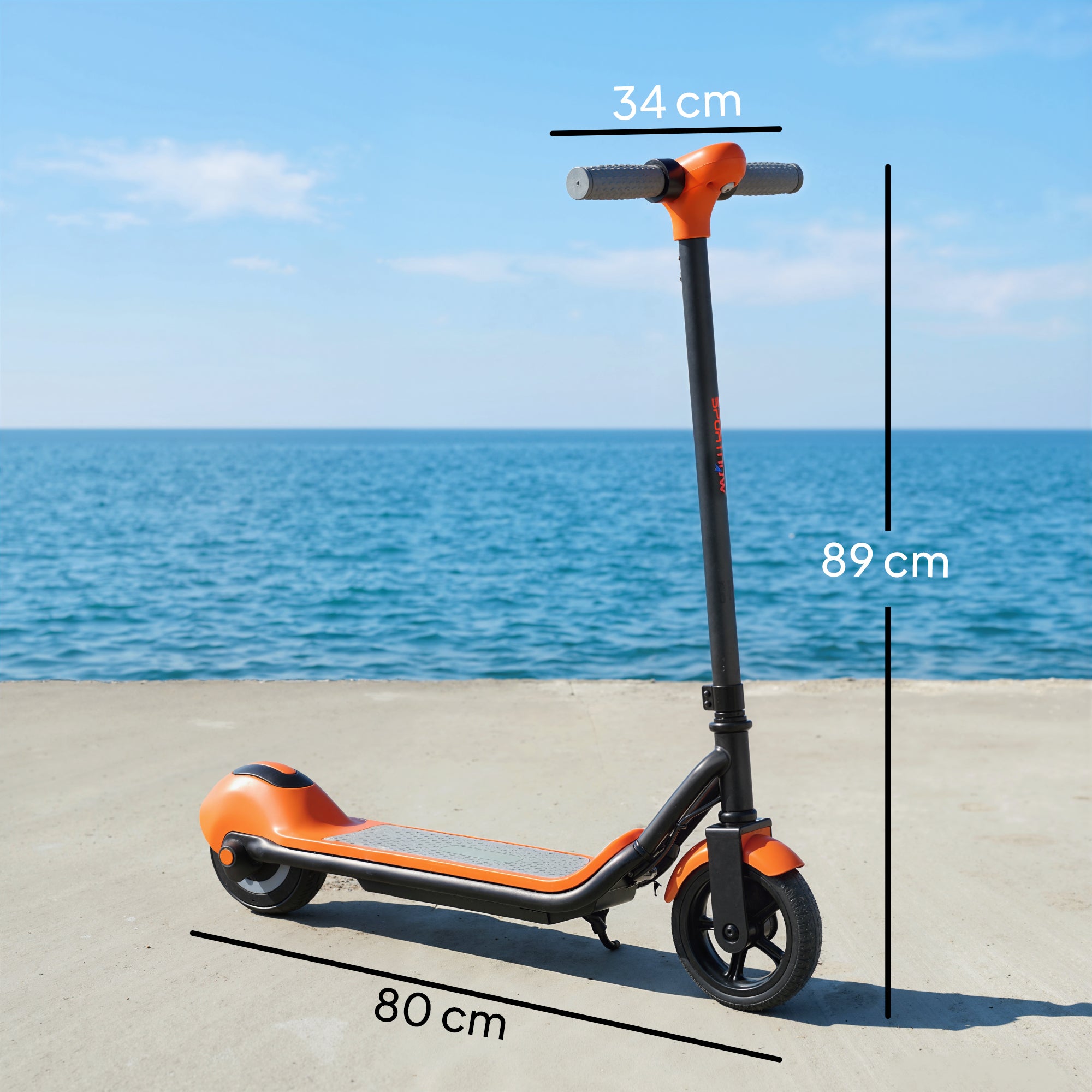 SPORTNOW Electric Scooter for Kids, with LED Display, Green 