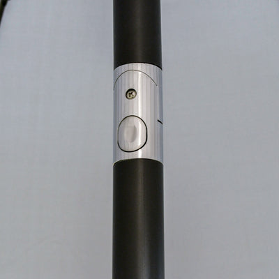 Outsunny 2.5m Tilting Parasol, with Pleated Canopy - Light Grey 