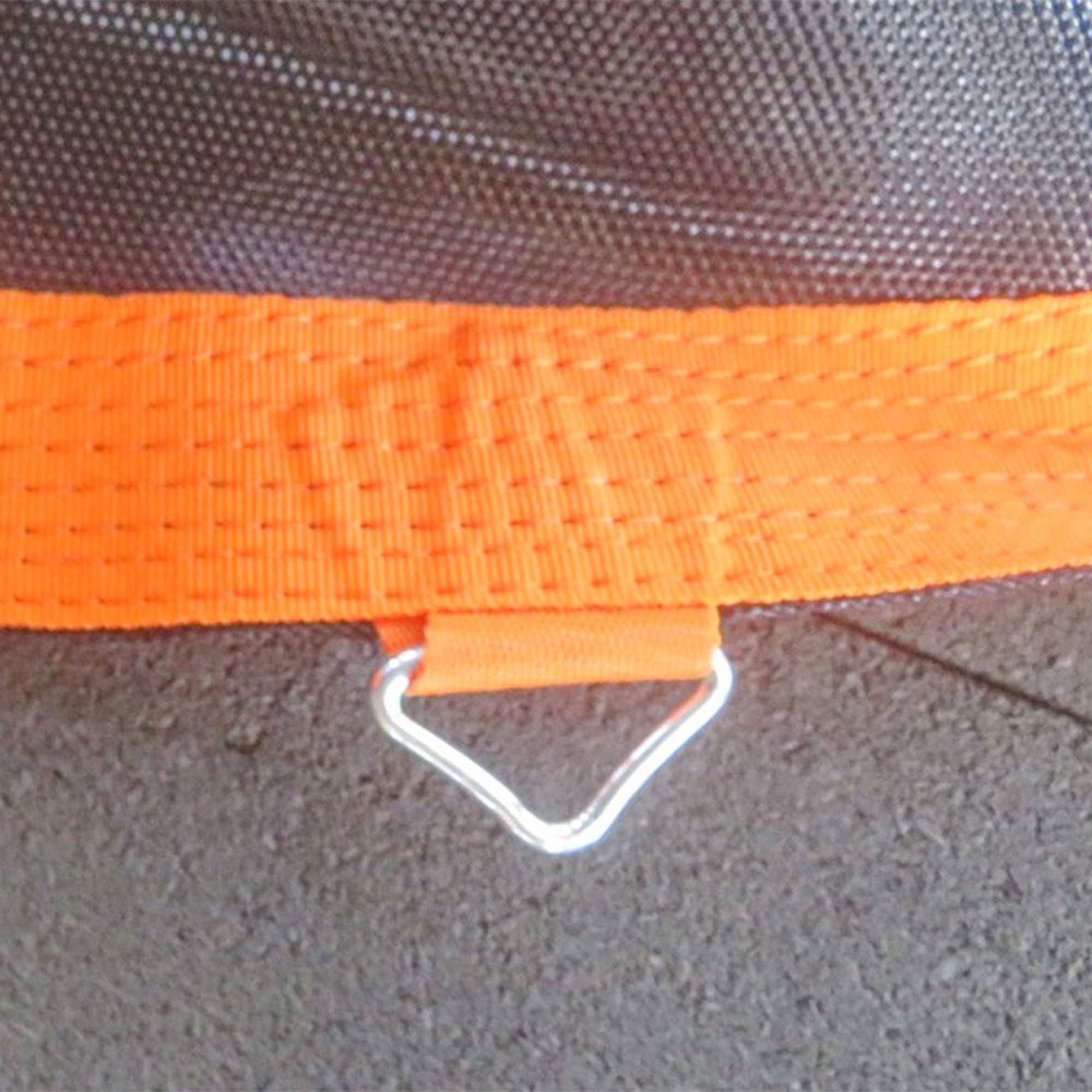 SPORTNOW Replacement Trampoline Mat with Spring Pull Tool, 72 V-Hooks, for 12ft Trampoline using 14cm Springs, Orange 