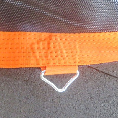 SPORTNOW Replacement Trampoline Mat with Spring Pull Tool, 72 V-Hooks, for 12ft Trampoline using 14cm Springs, Orange 