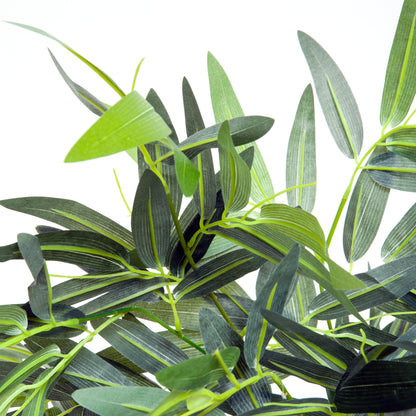 Outsunny 6ft Artificial Bamboo Tree Plant Greenery in A Pot for Home Office Planter 1.8M 