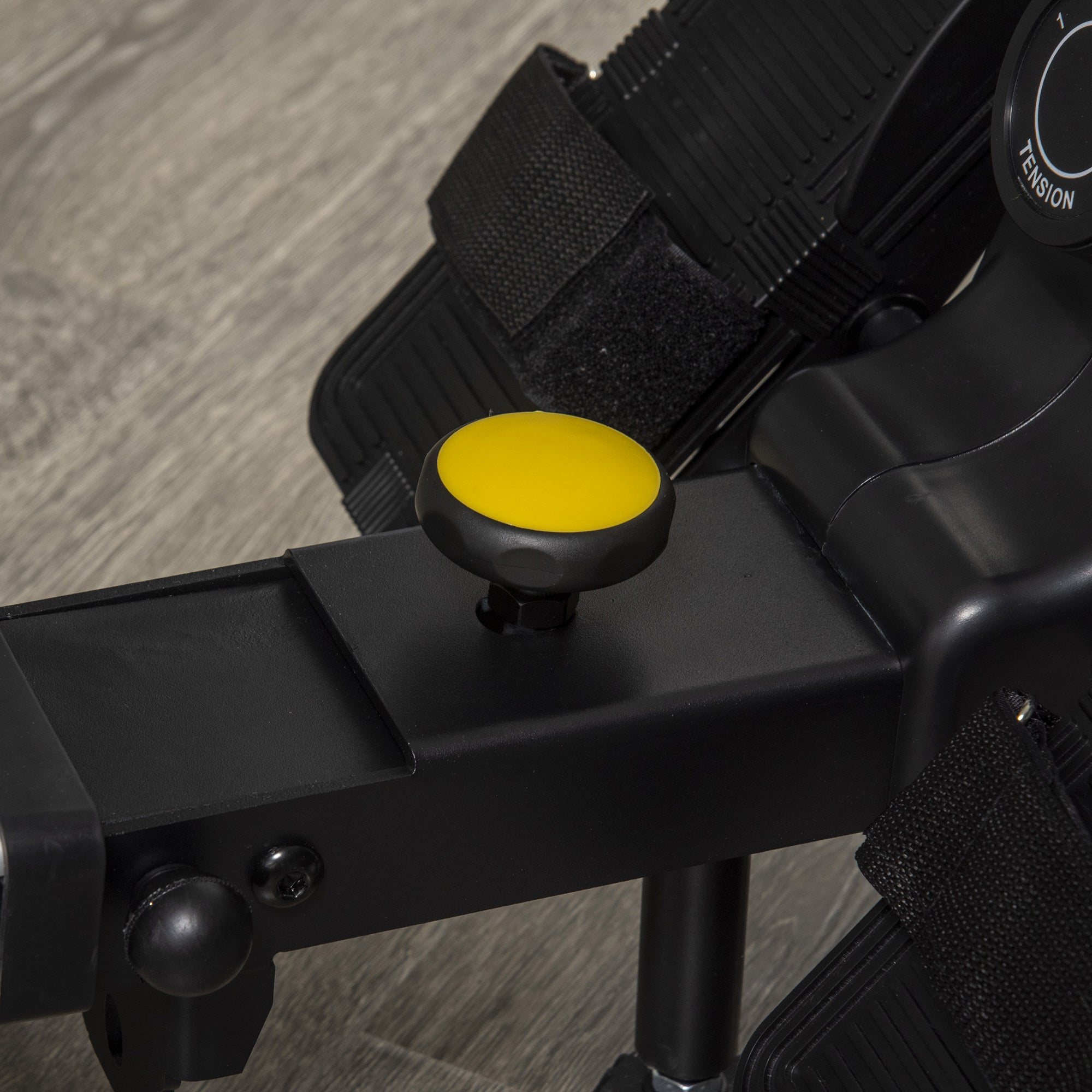 HOMCOM Indoor Body Health & Fitness Adjustable Magnetic Rowing Machine Rower with LCD Digital Monitor & Wheels for Home, Office, Gym 