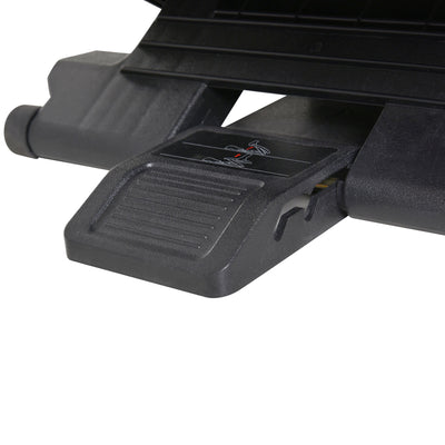 HOMCOM 0-30° Three-Height Under-Desk Support Footrest - Black 