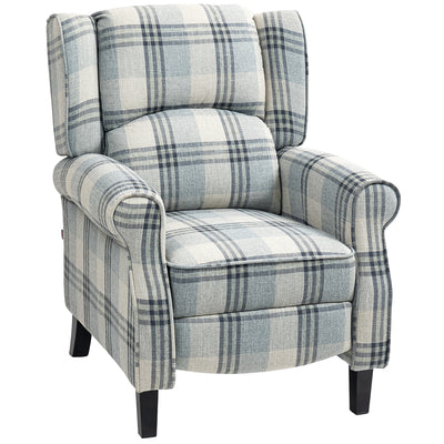 HOMCOM 160\'c2\'b0 Reclining Armchair, with Footrest - Grey 