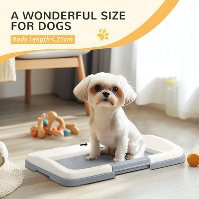 PawHut Dog Toilet Tray for Training Dogs, Dog Litter Tray for Indoor, Outdoor, 47 x 34 x 6cm 