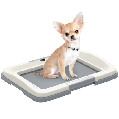 PawHut Dog Toilet Tray for Training Dogs, Dog Litter Tray for Indoor, Outdoor, 47 x 34 x 6cm 