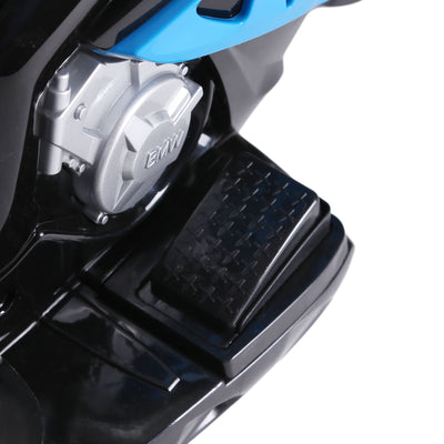 HOMCOM 6V BMW S1000RR Licensed Kids Electric Motorbike with Headlight, Music, Blue 