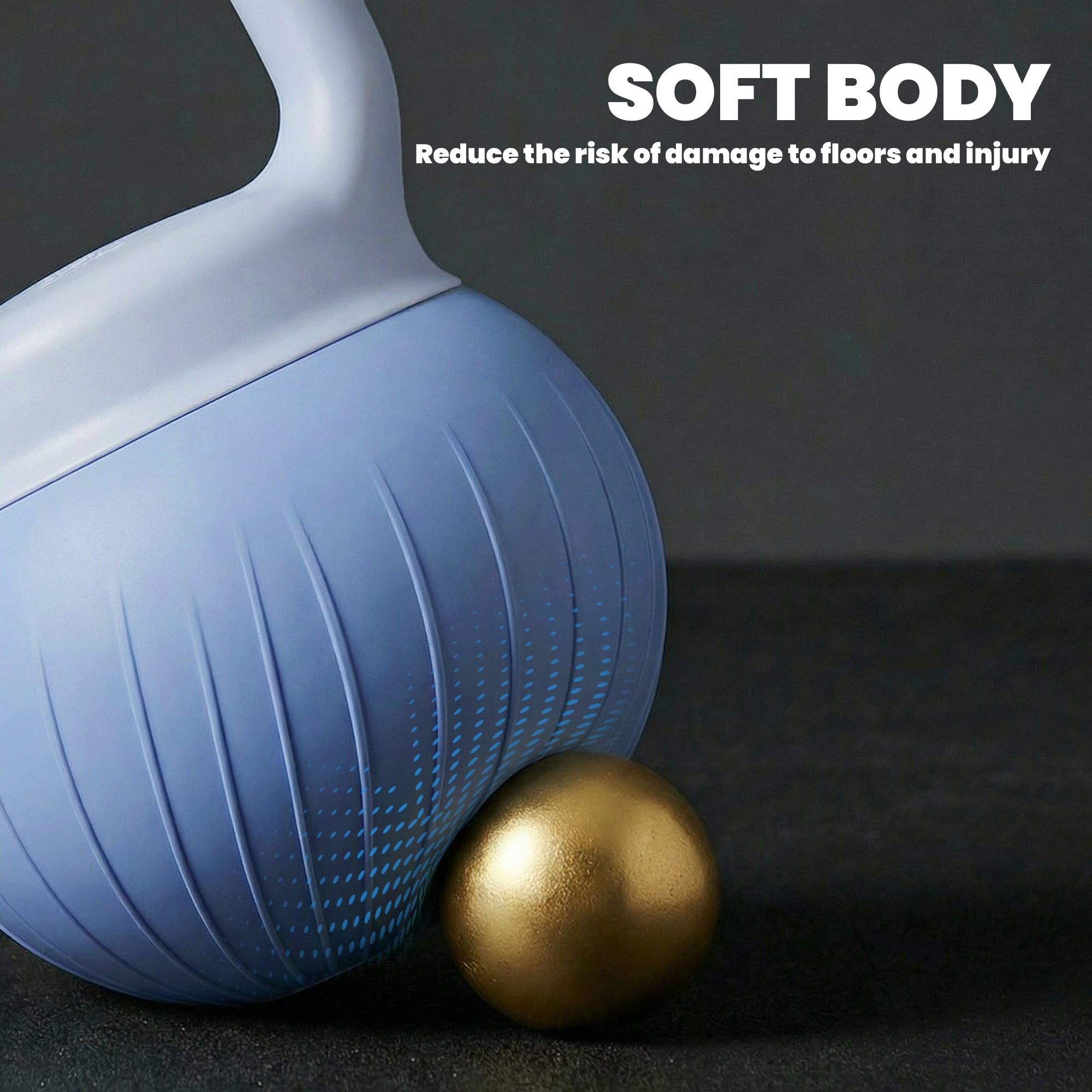 SPORTNOW Soft Kettlebell, 10kg Kettle Bell with Anti-Slip Grip for Home Gym Weight Lifting and Strength Training 