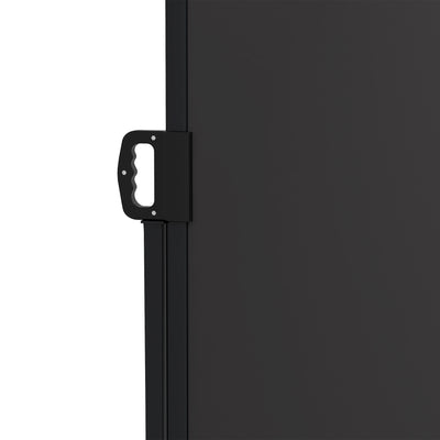 Outsunny Retractable Side Awning, Outdoor Privacy Screen for Garden, Hot Tub, Balcony, Terrace, Pool, 400 x 180cm, Black 