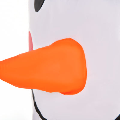 HOMCOM 6.5ft Inflatable Snowman LED Christmas Xmas Air Blown Holiday Decoration Outdoor Garden Decor 
