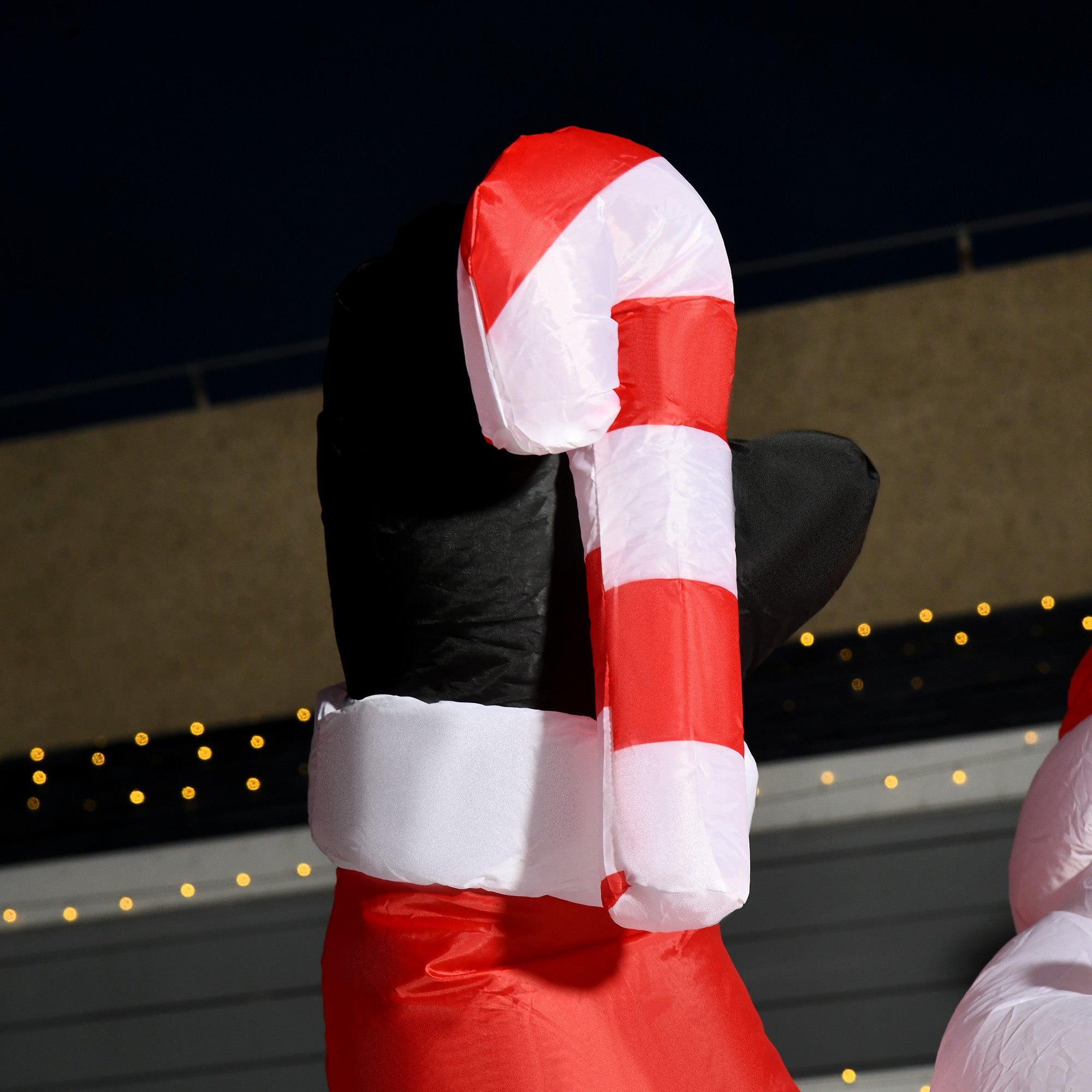 HOMCOM Inflatable Christmas Santa Claus Air Blown Decoration Yard 