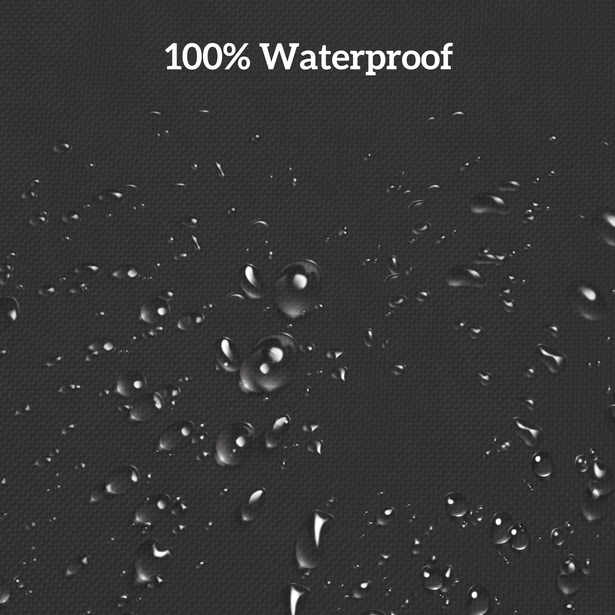 Outsunny 600D Oxford Cloth Furniture Cover, 3 Seater Sofa Protector for Garden Patio, Outdoor, Waterproof, Black, 218 x 111 x 63-101 cm 