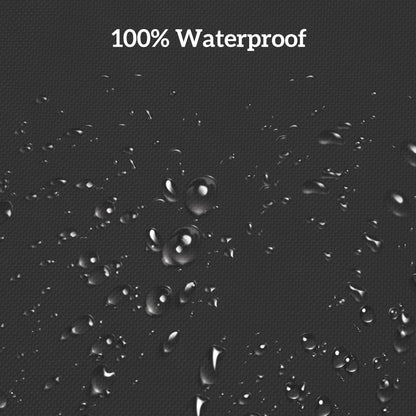 Outsunny 600D Oxford Cloth Furniture Cover, 3 Seater Sofa Protector for Garden Patio, Outdoor, Waterproof, Black, 218 x 111 x 63-101 cm 