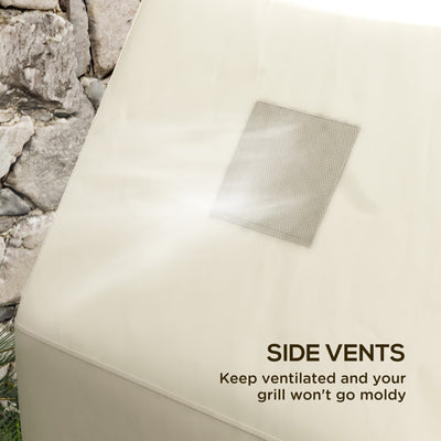 Outsunny 66W x 152Lcm PU Coated Protective Grill Cover - Beige 