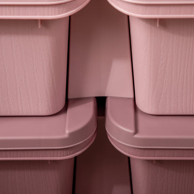 HOMCOM Kids Storage Unit, with Six Drawers - Pink 
